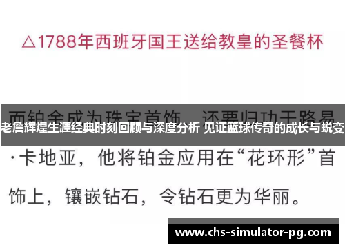 老詹辉煌生涯经典时刻回顾与深度分析 见证篮球传奇的成长与蜕变